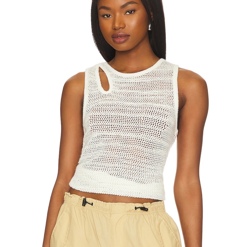 525 Open Stitch Tank
